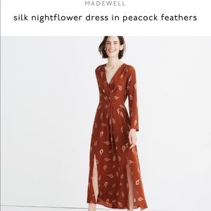 NWT Madewell Silk Dress